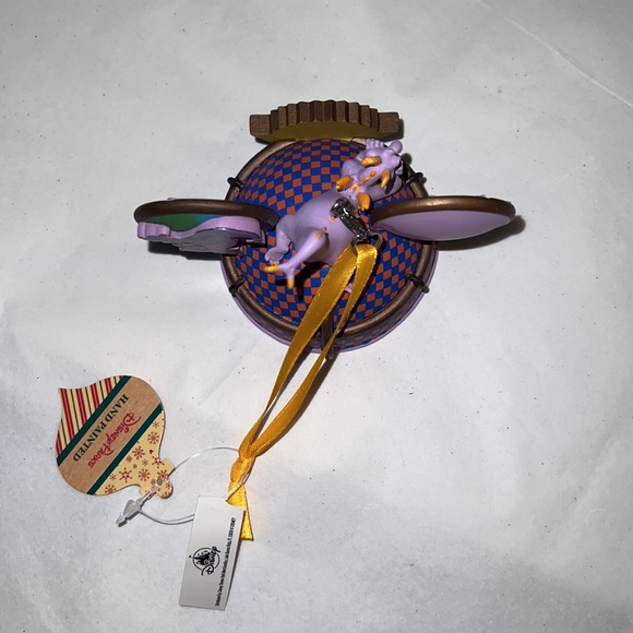 NEW!!! Disney HAND PAINTED Mickey Ear Hat Figment Ornamet - Picture 14 of 17